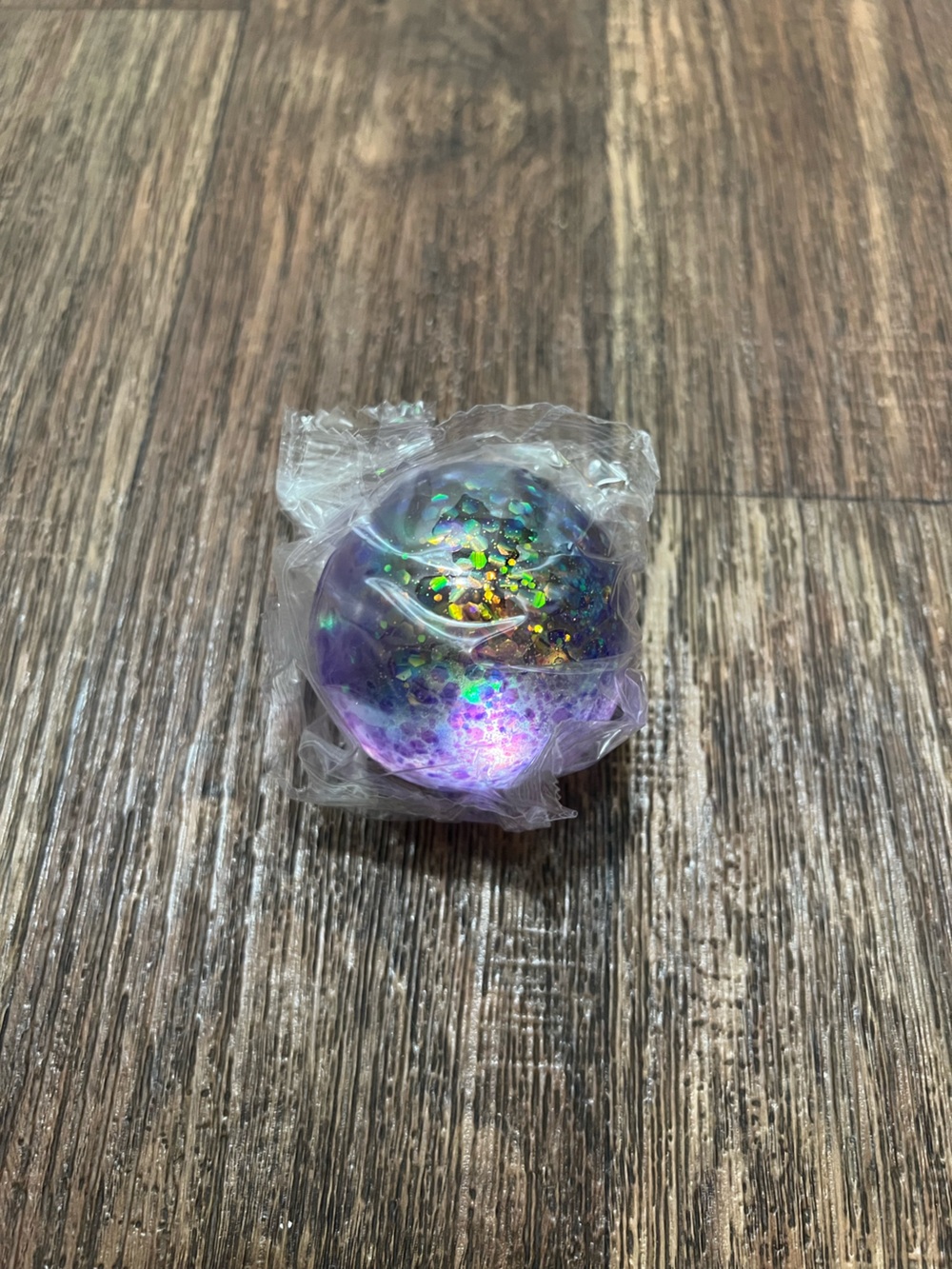 💜 Purple Glitter Squeeze Ball Sensory Fidget Toy ✨